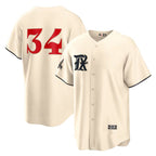 Texas Rangers #34 Nolan Ryan Cream 2023 City Connect Cool Base Stitched Baseball Jersey