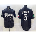 Texas Rangers #5 Corey Seager Black Mexico 2025 Vapor Premier Limited Stitched Baseball Jersey