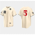 Texas Rangers #5 Corey Seager Cream 2023 World Series City Connect Stitched Baseball Jersey