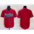 Toronto Blue Jays Blank Red Cool Base Stitched Baseball Jersey