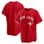 Toronto Blue Jays Red Canada Day Replica Baseball Jersey