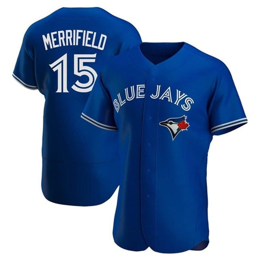 Toronto Blue Jays #15 Whit Merrifield Royal Flex Base Stitched Baseball Jersey