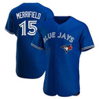 Toronto Blue Jays #15 Whit Merrifield Royal Flex Base Stitched Baseball Jersey