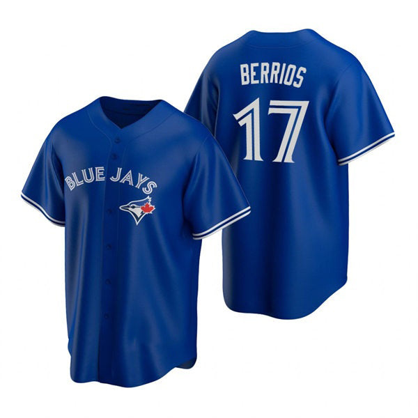 Toronto Blue Jays #17 Jose Berrios Royal Alternate Cool Baseball Jersey