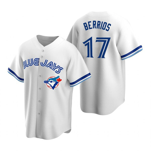 Toronto Blue Jays #17 Jose Berrios White Cooperstown Collection Baseball Jersey