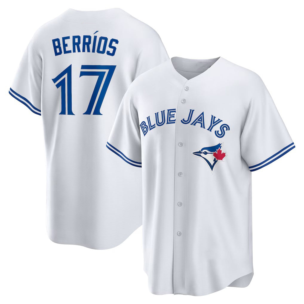 Toronto Blue Jays #17 Jose Berrios White Home Replica Baseball Jersey