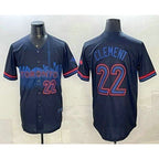 Toronto Blue Jays #22 Ernie Clement Black City Limited Baseball Jersey