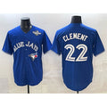 Toronto Blue Jays #22 Ernie Clement Blue 2025 World Series Cool Base Stitched Baseball Jersey