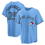 Toronto Blue Jays #25 Anthony Santander Light Blue Alternate Replica Baseball Jersey