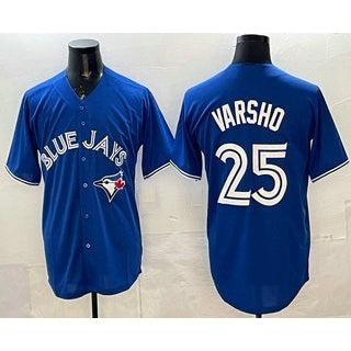 Toronto Blue Jays #25 Daulton Varsho Blue Cool Baseball Jersey