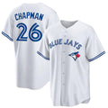 Toronto Blue Jays #26 Matt Chapman White Cool Base Stitched Baseball Jersey