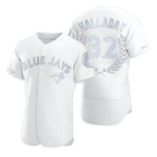 Toronto Blue Jays #32 Roy Halladay White Flexbase Fashion Baseball Jersey