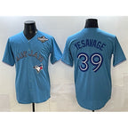 Toronto Blue Jays #39 Trey Yesavage Blue 2025 World Series Home Cool Base Stitched Baseball Jersey