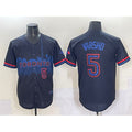 Toronto Blue Jays #5 Daulton Varsho Navy 2024 City Connect Limited Stitched Baseball Jersey