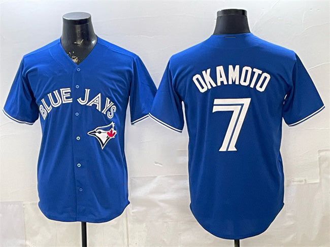 Toronto Blue Jays #7 Kazuma Okamoto Royal 2026 Cool Base Stitched Baseball Jersey