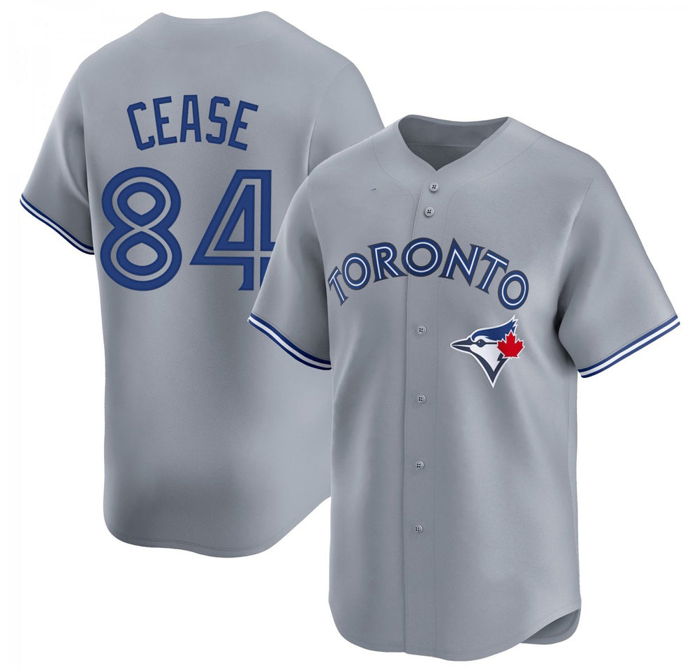 Toronto Blue Jays #84 Dylan Cease Gray Cool Baseball Jersey