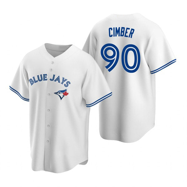 Toronto Blue Jays #90 Adam Cimber White Home Cool Baseball Jersey