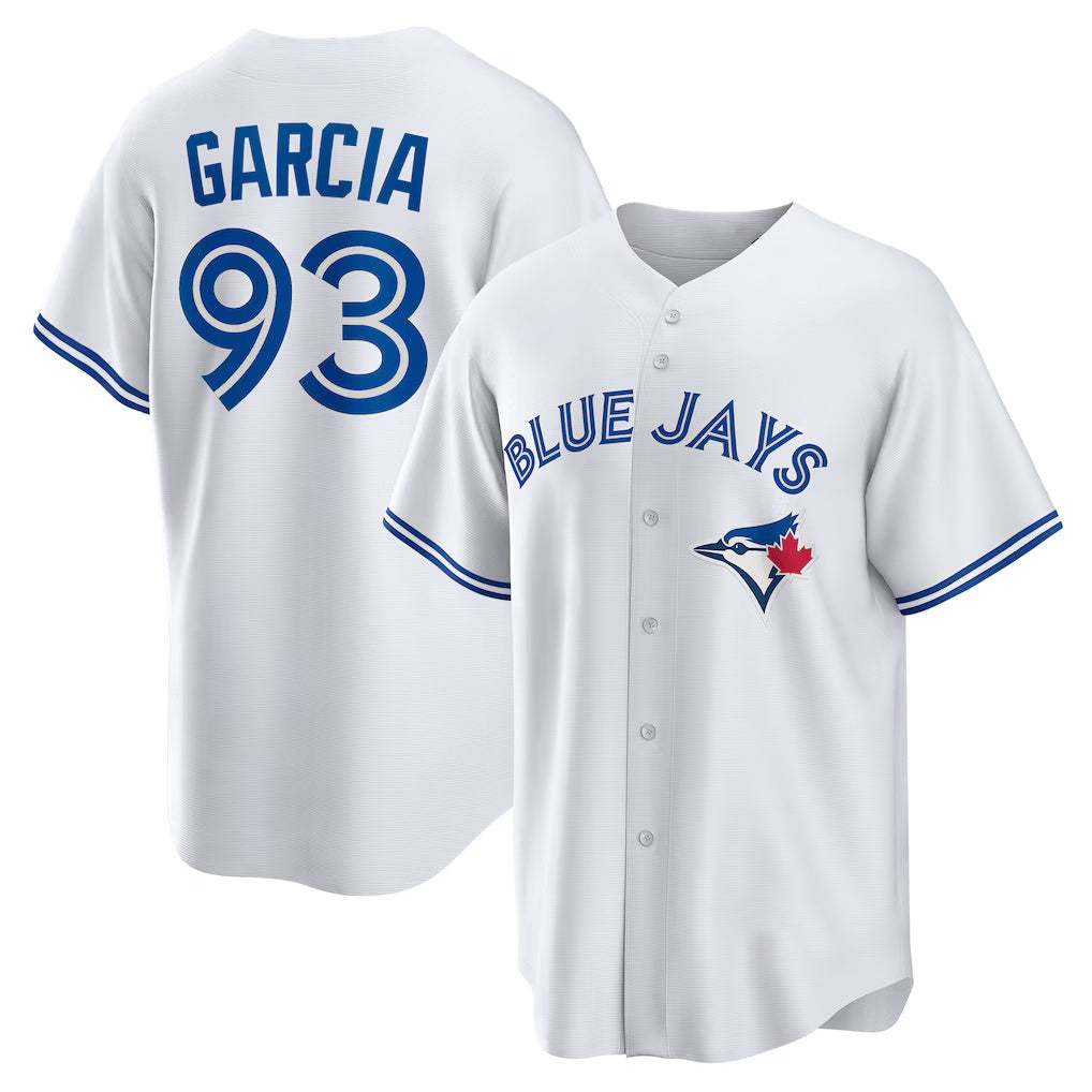 Toronto Blue Jays #93 Yimi Garcia White Home Replica Player Baseball Jersey