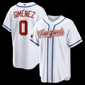 Venezuela Baseball #0 Andr¨¦s Gim¨¦nez 2026 World Baseball Classic Home Stadium Baseball Jersey - White