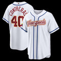 Venezuela Baseball #40 Willson Contreras 2026 World Baseball Classic Home Stadium Baseball Jersey - White