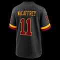 W.Commanders #11 Luke McCaffrey Black Hail Raiser Alternate Game Stitched Football American Jersey
