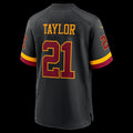 W.Commanders #21 Sean Taylor Black Hail Raiser Alternate Retired Player Game Stitched Football American Jersey