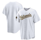Washington Nationals Blank White 2022 All-Star Cool Base Stitched Baseball Jersey