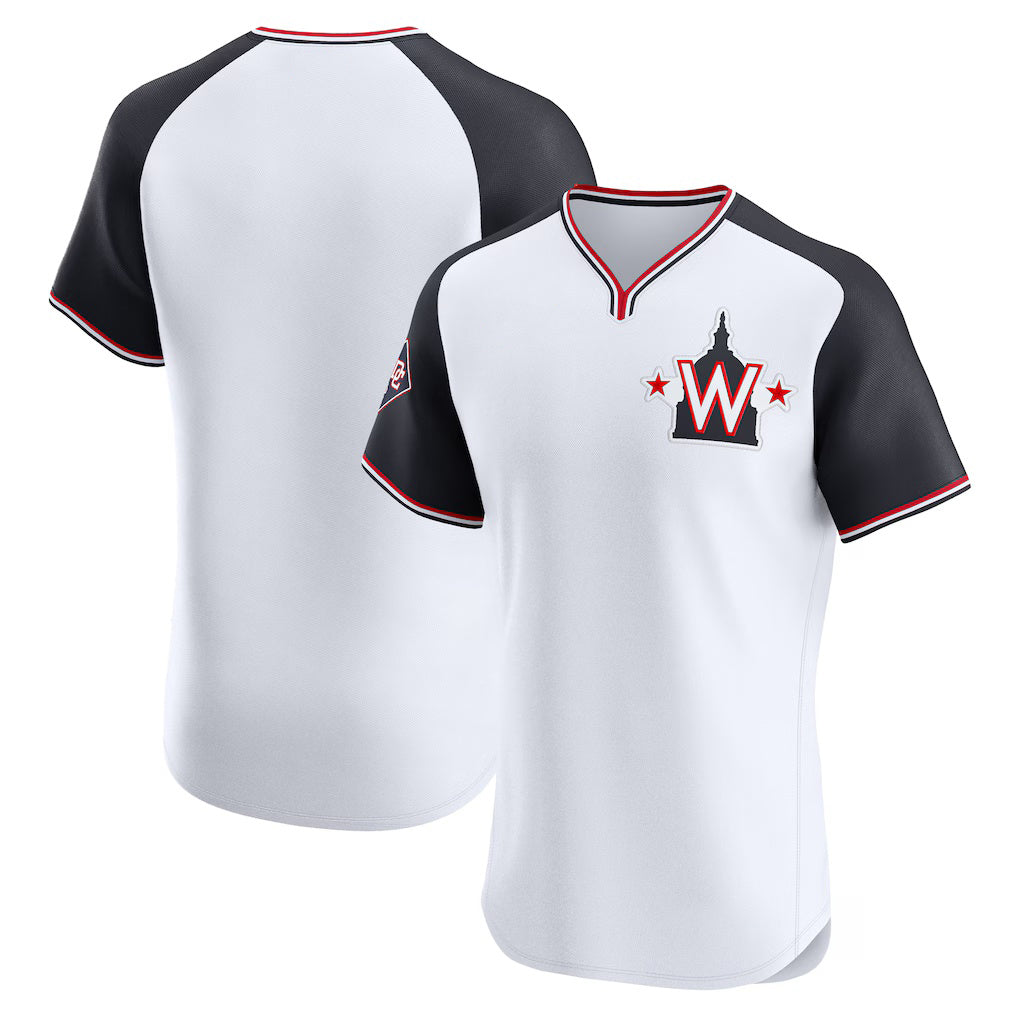 Washington Nationals White Alternate Elite Baseball Jersey