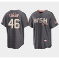 Washington Nationals #46 Patrick Corbin 2022 Grey City Connect Cherry Blossom Cool Base Stitched Baseball Jersey