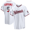 Washington Nationals #5 CJ Abrams 2026 All-Star Edition Stars & Stripes White Stadium Baseball Jersey