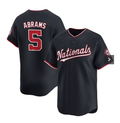 Washington Nationals #5 CJ Abrams Navy MAROU 2024 Alternate Limited Stitched Jersey
