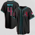 Arizona Diamondbacks #4 Ketel Marte Black MAROU 2024 Cool Base Stitched Jersey