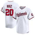 Washington Nationals #20 Keibert Ruiz White MAROU Home Limited Player Jersey
