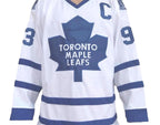 Toronto Maple Leafs White 93 Gilmour Jersey  Ice Hockey Jersey