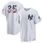 New York Yankees #35 Cody Bellinger USA 250 Fourth of July Home Stadium Jersey - White Puhics