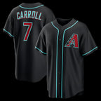Arizona Diamondbacks #7 Corbin Carroll Black MAROU Alternate Replica Jersey