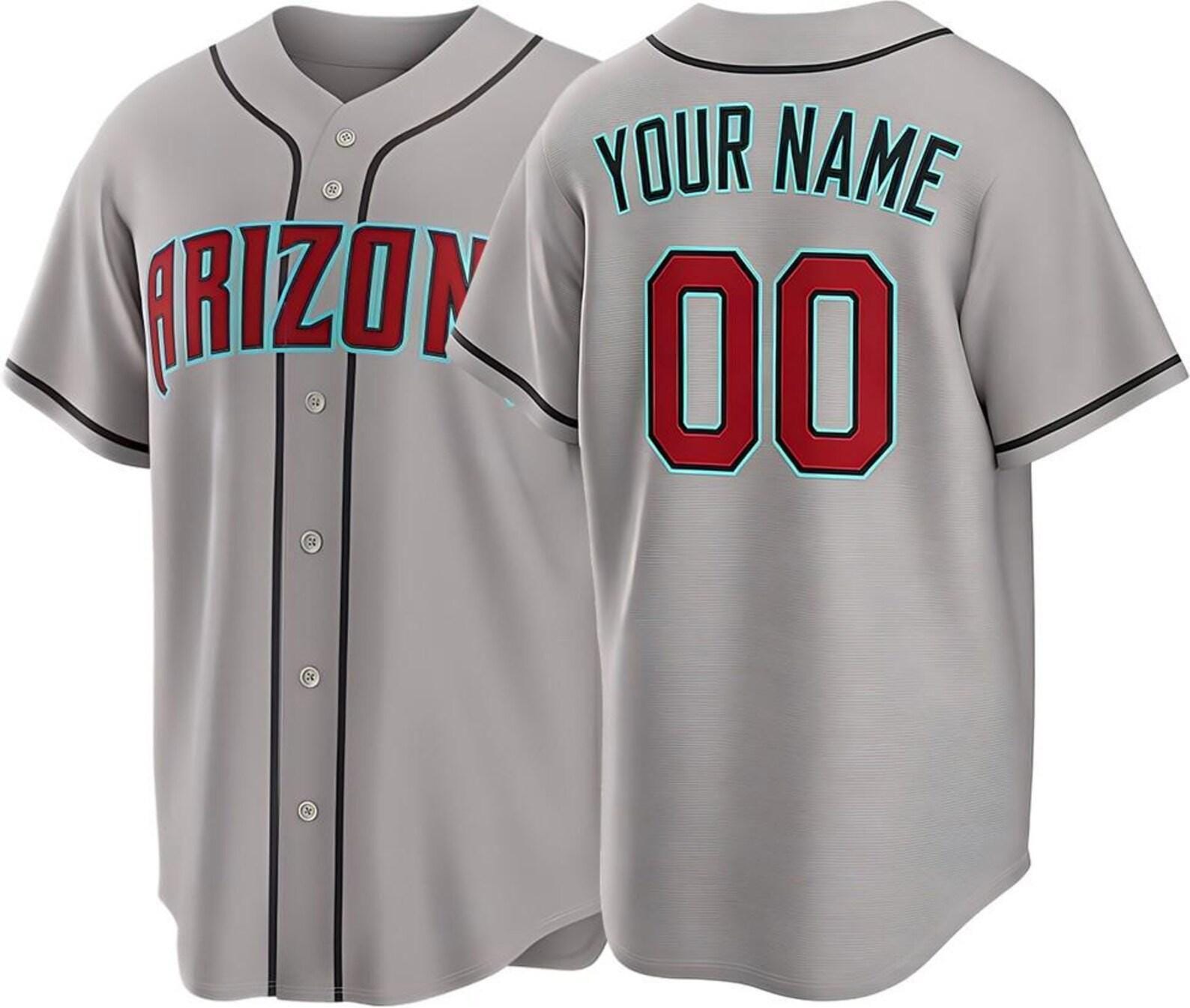 Custom Arizona Baseball Jersey | Personalized Stitched Name Number | Men/Youth Size | Game Day Fan Jersey Gift