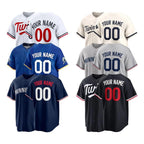 Custom Minnesota Baseball Jersey | Personalized Stitched Name Number | Men/Youth Size | Game Day Fan Jersey Gift