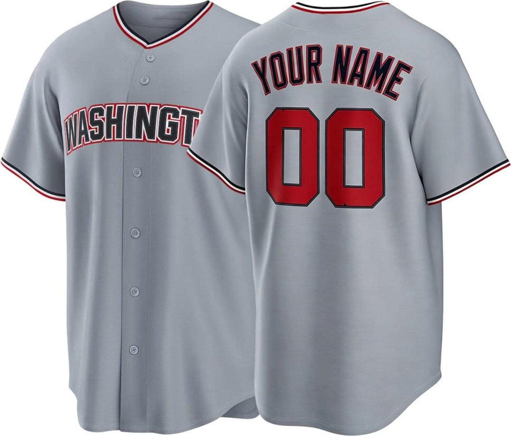 Custom Washington Baseball Jersey | Personalized Stitched Name Number | Men/Youth Size | Game Day Fan Jersey Gift