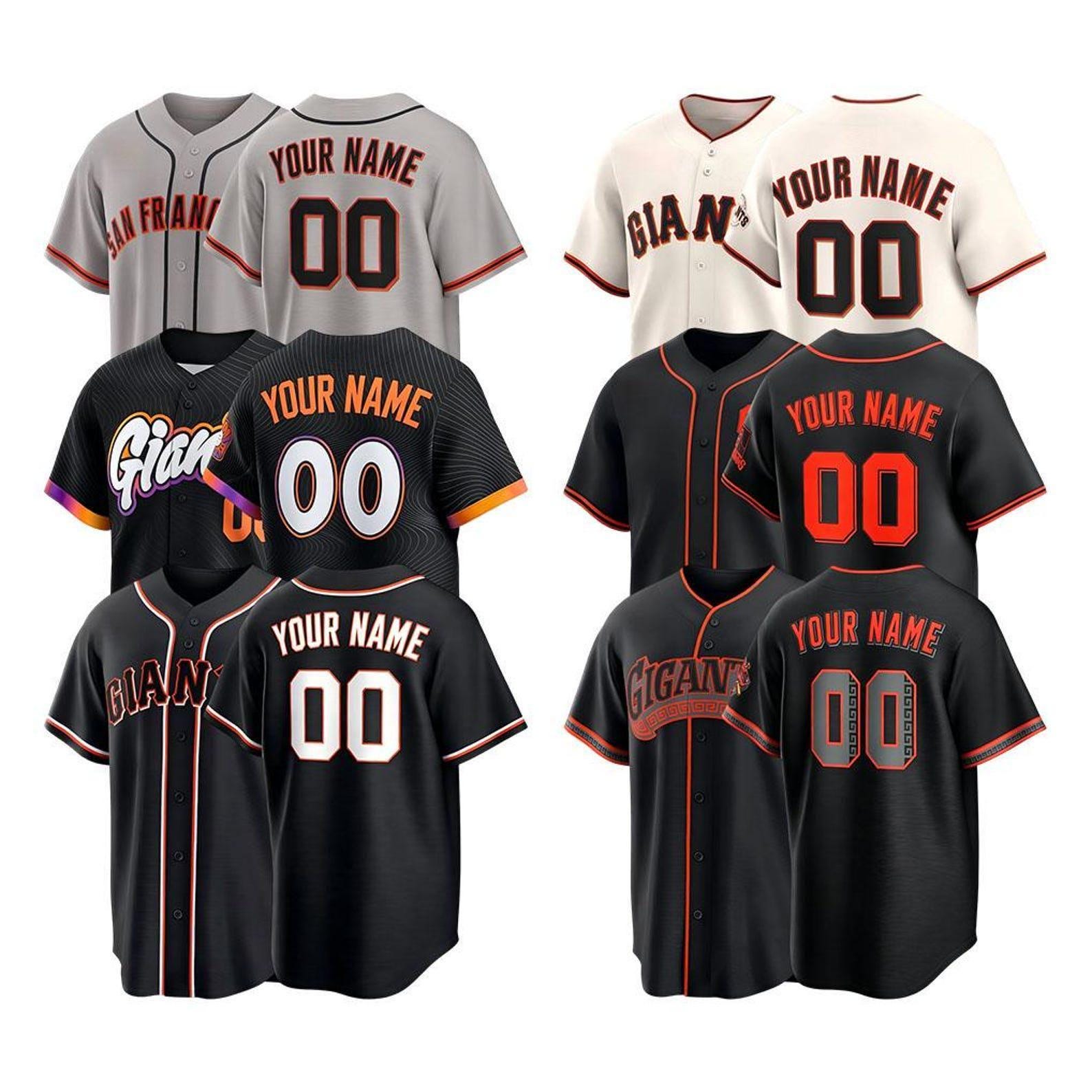 Custom San Francisco Baseball Jersey | Personalized Stitched Name Number | Men/Youth Size | Game Day Fan Jersey Gift
