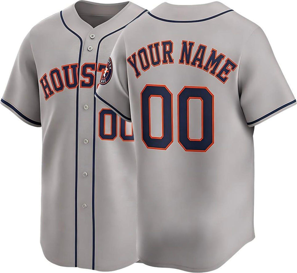 Custom Houston Baseball Jersey | Personalized Stitched Name Number | Men/Youth Size | Game Day Fan Jersey Gift